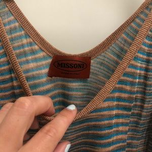 Missoni Tank Too Blue/Orange